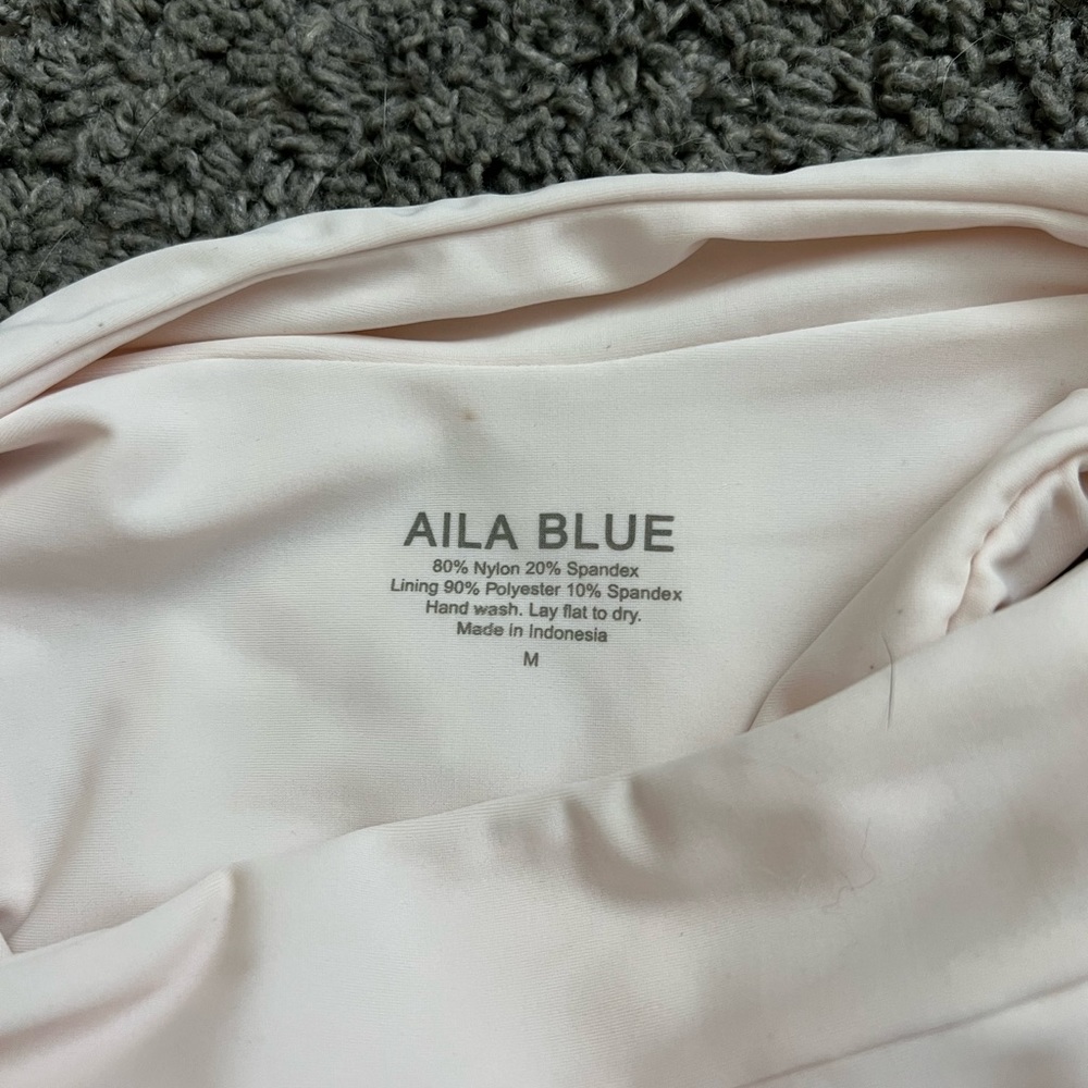 Aila Blue Light Pink High Waisted Bottoms - Picture 5 of 6
